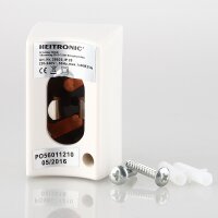 S14d Sockel-Fassung Kunststoff weiß – für 230V Linestra Linienlampen – inkl. Befestigungsmaterial