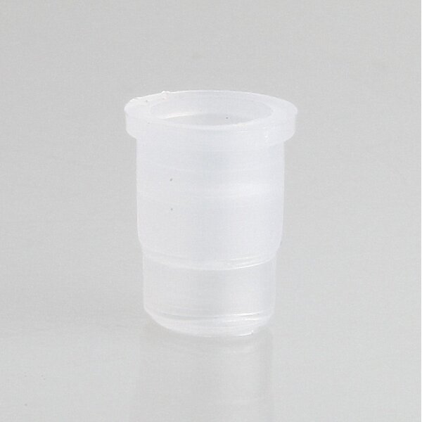 Kabeldurchführungstülle Ø 11 mm | Weich-PVC transparent | Für Lochbohrung 10 mm | Durchgang 8 mm