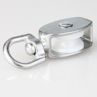 Umlenkrolle / Blockseilrolle 25 mm aus Zinkdruckguss,...
