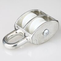 Doppelte Umlenkrolle / Blockseilrolle 20 mm aus...