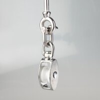 Umlenkrollen-Set / Blockseilrolle 20 mm mit Augbolzen...