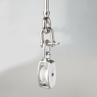 Umlenkrollen-Set / Blockseilrolle 25 mm mit Augbolzen...