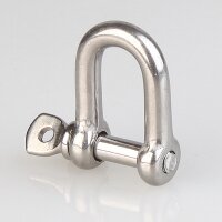 D-Schäkel 4 mm – kurze gerade Form mit...