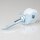 Umlenkrolle / Vogelrolle Nylon Ø 30 mm mit Holzgewinde – für Kabel und Seile bis Ø 9 mm