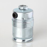 E27 Metall-Lampenfassung verzinkt ohne Außengewinde...