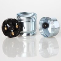 E27 Metall-Lampenfassung verzinkt ohne Außengewinde...