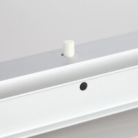 S14d Sockel-Fassung silber – Aluminium eloxiert – für 230V/120W Linestra Linienlampen – mit Schalter – Made in Germany