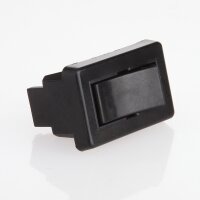 Tischleuchten Wippschalter – Lampen Einbau-Wippschalter schwarz, 1-polig, 250V/2A, Schraubanschluss