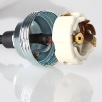 E27 Porzellan-Innenstein mit Erdanschluss für Premium Metallfassungen