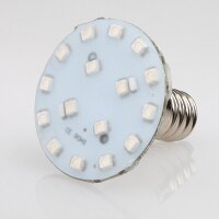 E14 LED Kappenlampe 1,2W grün – 16+4 SMD, 230V, passend für Diamantschliffkappen