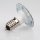 E14 LED Kappenlampe 1,2W grün – 16+4 SMD, 230V, passend für Diamantschliffkappen