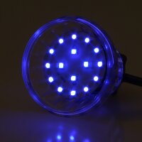 E14 LED Kappenlampe 1,2W blau – 16+4 SMD, 230V,...