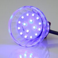 E14 LED Kappenlampe 1,2W blau – 16+4 SMD, 230V,...