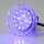 E14 LED Kappenlampe 1,2W blau – 16+4 SMD, 230V, passend für Diamantschliffkappen