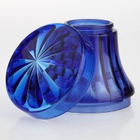 Höpler E14/230V Komplettfassung mit blauer...