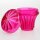 Höpler E14/230V Komplettfassung mit pinker Diamantschliffkappe – Set für Schaustellerbeleuchtung