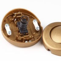 Fuß-Tretschalter Fußschalter Schnurschalter gold 65x30mm 250V/2A für Rundkabel