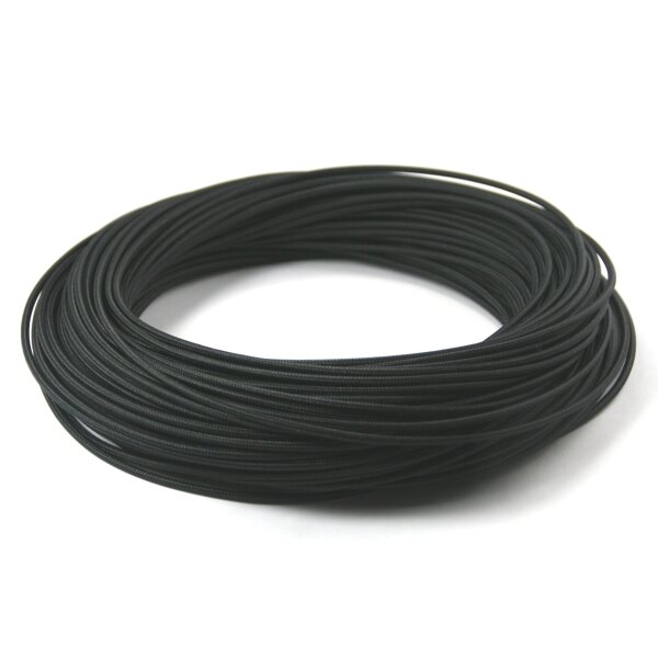 Textilkabel Stoffkabel schwarz 1-adrig 1x0,75mm² Einzeladerleitung