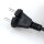 Staubsauger-Anschlussleitung schwarz 7,5 m H03VV-F 2x0,75 mm²