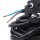Staubsauger-Anschlussleitung schwarz 7,5 m H03VV-F 2x0,75 mm²