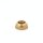 M6 Halbrundmutter 10x4 mm – Messing roh, unbehandelt, Lampenbau