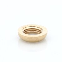 M10x1 Halbrundmutter 15x4 mm – Messing roh,...