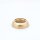 M10x1 Halbrundmutter 15x4 mm – Messing roh, unbehandelt, Lampenbau