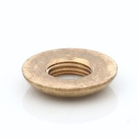 M10x1 Halbrundmutter 20x4 mm – Messing roh,...