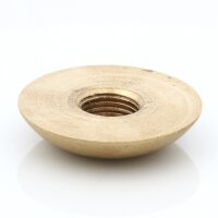M10x1 Halbrundmutter 30x7 mm – Messing roh,...