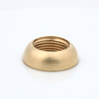 M13x1 Halbrundmutter 20x6 mm – Messing roh,...