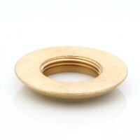 M13x1 Halbrundmutter 30x5 mm – Messing roh,...