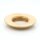 M13x1 Halbrundmutter 30x5 mm – Messing roh, unbehandelt, Lampenbau