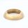 M16x1 Halbrundmutter 24x5 mm – Messing roh, unbehandelt, Lampenbau