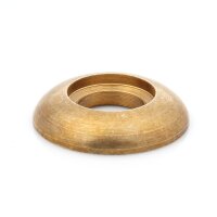 Halbrundmutter 24x5mm 10,5mm | Messing roh unbehandelt...