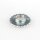M10x1 Zackenscheibe mit Ansatz Ø 23x4,5 mm, Metall verzinkt, 3 Befestigungslöcher