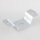 Lampen-Deckenhalter 62x25x15 mm, Metall verzinkt, Profilloch Ø 10,2 mm