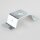 Lampen-Deckenhalter 62x25x15 mm, Metall verzinkt, Rundloch Ø 10,2 mm