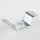 Lampen-Deckenhalter 62x25x15 mm, Metall verzinkt, Rundloch Ø 10,2 mm
