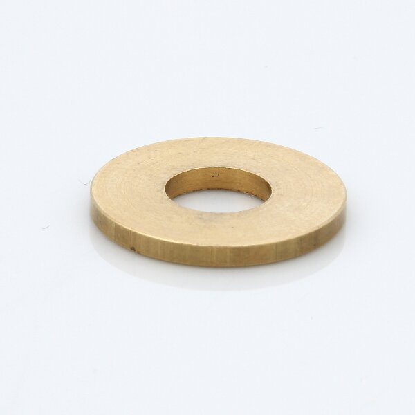 Unterlegscheibe 20x8,4x2,0 mm – Messing für (M8x1 Gewinderohr)