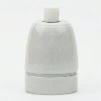 E27 Premium Porzellan-Lampenfassung glasiert, inkl....