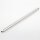 M10x1 Lampen Pendelrohr Metall Nickel matt – 300 mm – Edelstahloptik – beidseitig Außengewinde