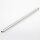 M10x1 Lampen Pendelrohr Metall Nickel matt – 300 mm – Edelstahloptik – beidseitig Außengewinde