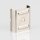 Stromschienen-Clip für Eutrac-Schiene, passend für Seilstopper, vernickelt, 30x28x11,5 mm