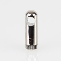 Messing Stahlseilhalter mit 1 Klemmschraube, vernickelt,...
