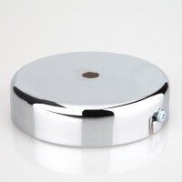 Lampen Metall Baldachin 100x25mm verchromt für 1...