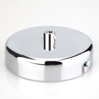 Lampen Metall Baldachin 100x25mm verchromt für 1...