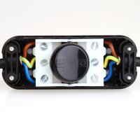 Kopp Schnurschalter Schnur-Zwischenschalter schwarz 80x33mm 250V/10A