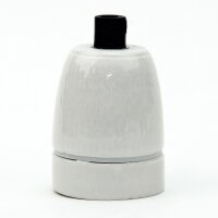 E27 Premium Porzellan-Lampenfassung glasiert, inkl....