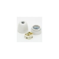E27 Premium Porzellan-Lampenfassung glasiert, inkl....