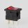 Wippschalter rot beleuchtet 1-polig 19x13 mm 250V/10A